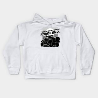 Off-road we go! Kids Hoodie